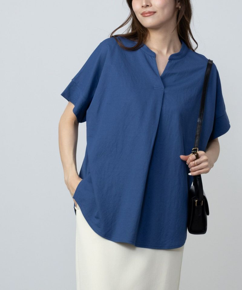 NAVY SARARI スキッパープルオーバー レディース商品画像-11