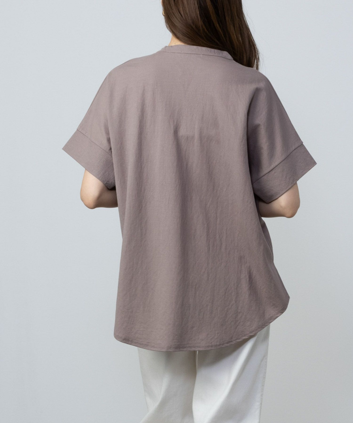 NAVY SARARI スキッパープルオーバー レディース