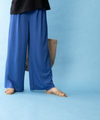 NAVY SARARI ワイドパンツ レディース