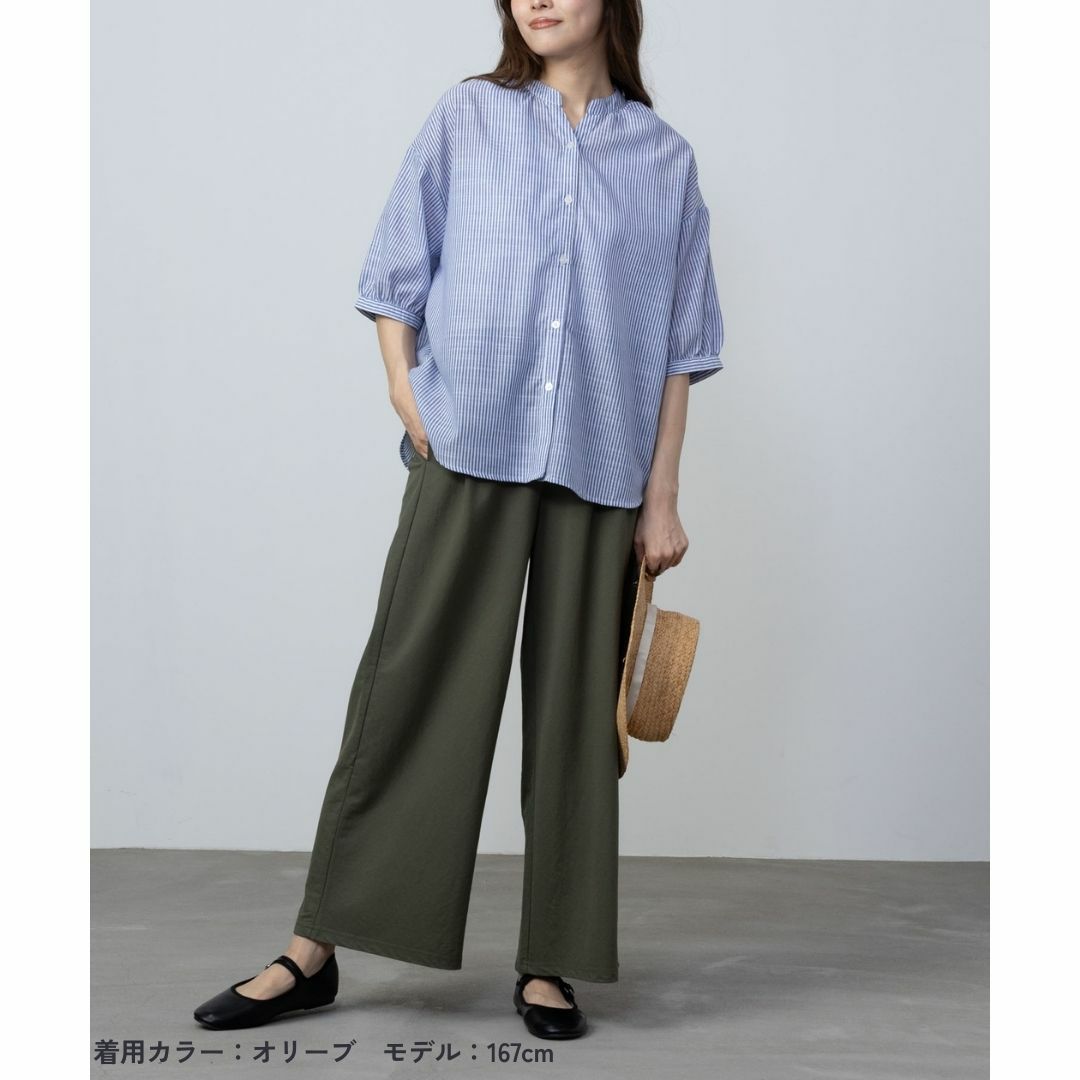 NAVY SARARI ワイドパンツ レディース