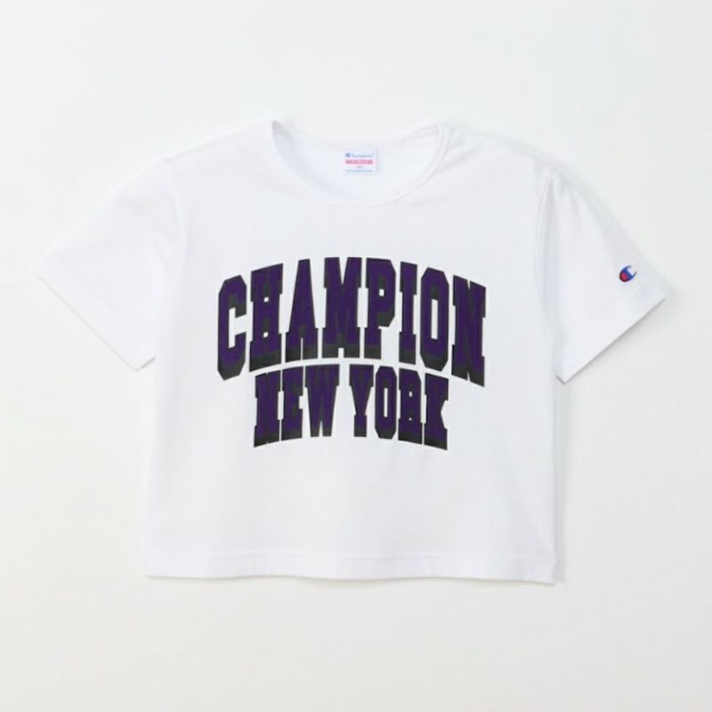 Champion  短丈スリムＴシャツ キッズ ネコポス 対応商品商品画像-1