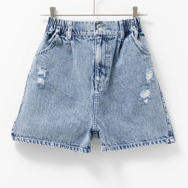 RICH MIX  レースアップダメージショートパンツ キッズ商品画像-1