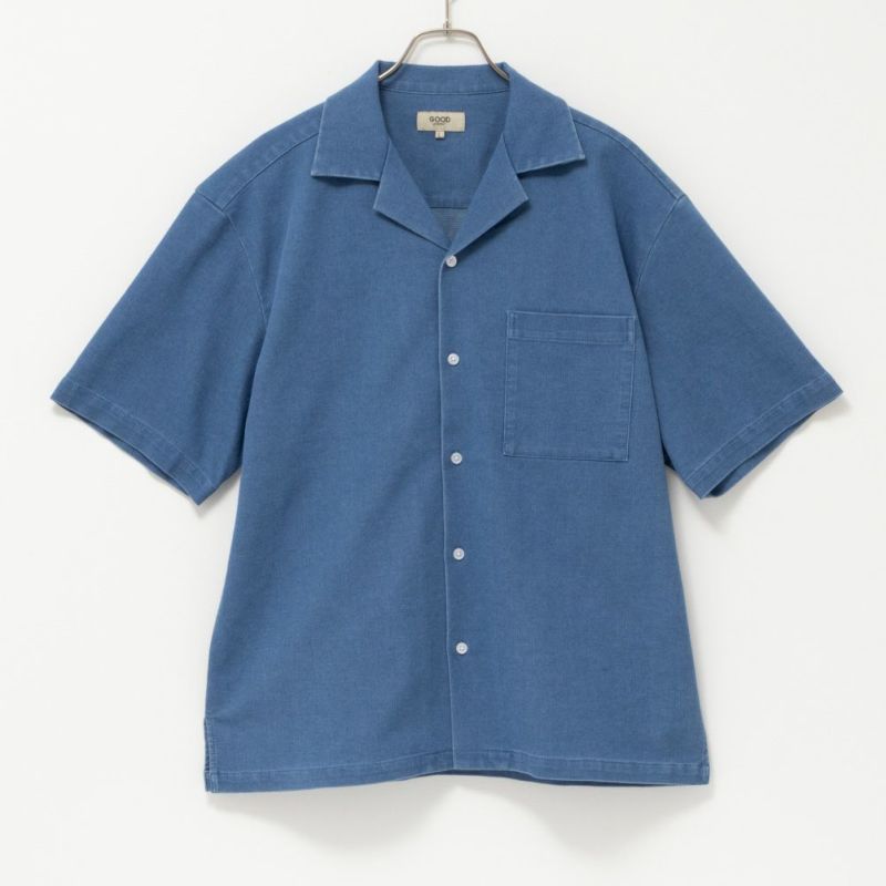GOOD CREW  メッシュデニム半袖シャツ メンズ商品画像-3