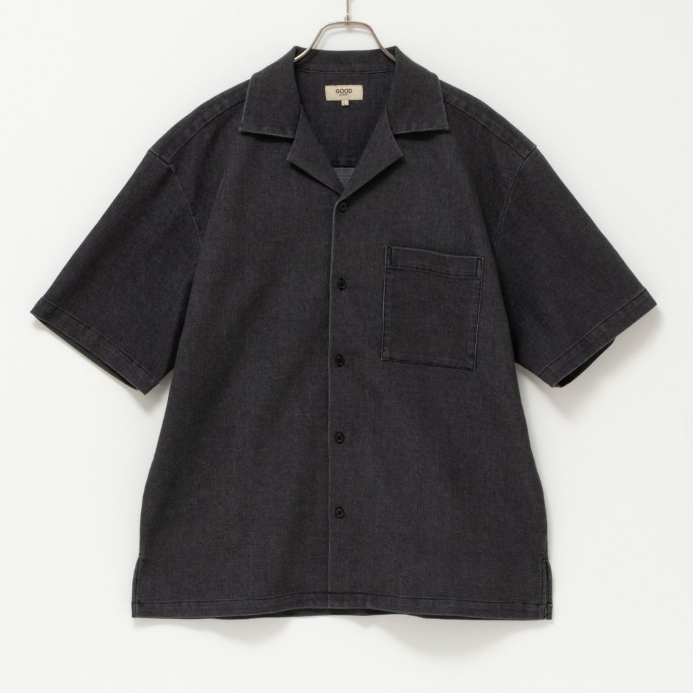 GOOD CREW  メッシュデニム半袖シャツ メンズ商品サムネイル-4