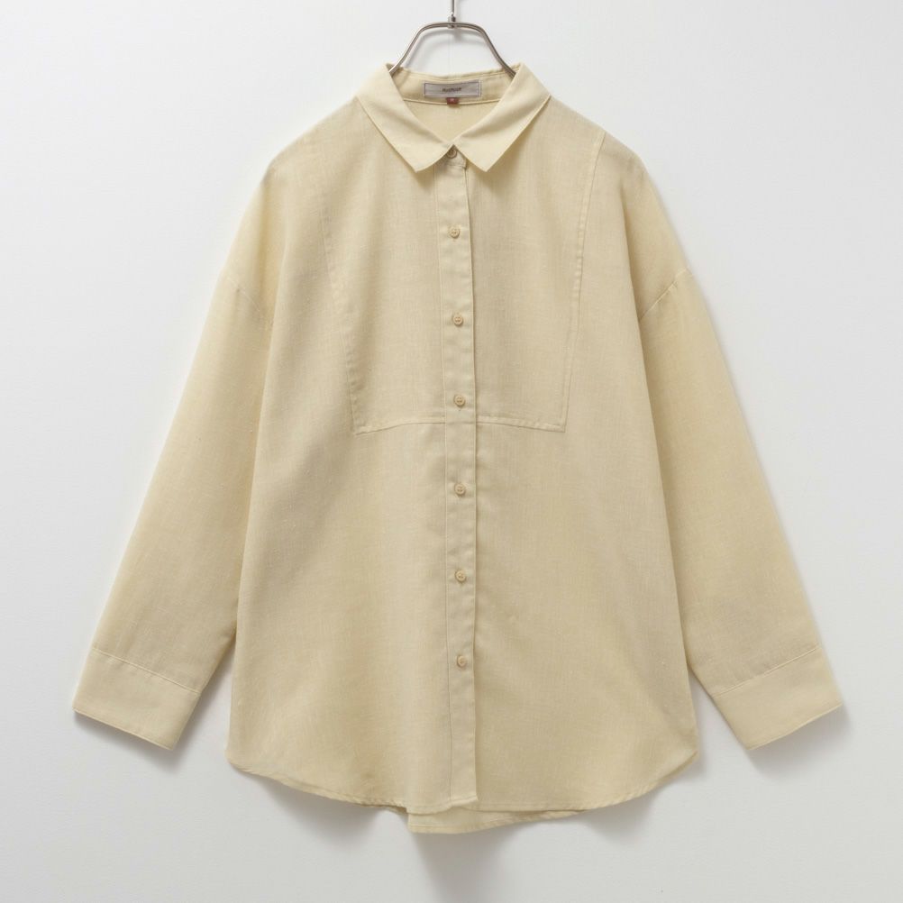 HusHusH リネン混ベーシックシャツ レディース商品画像-11
