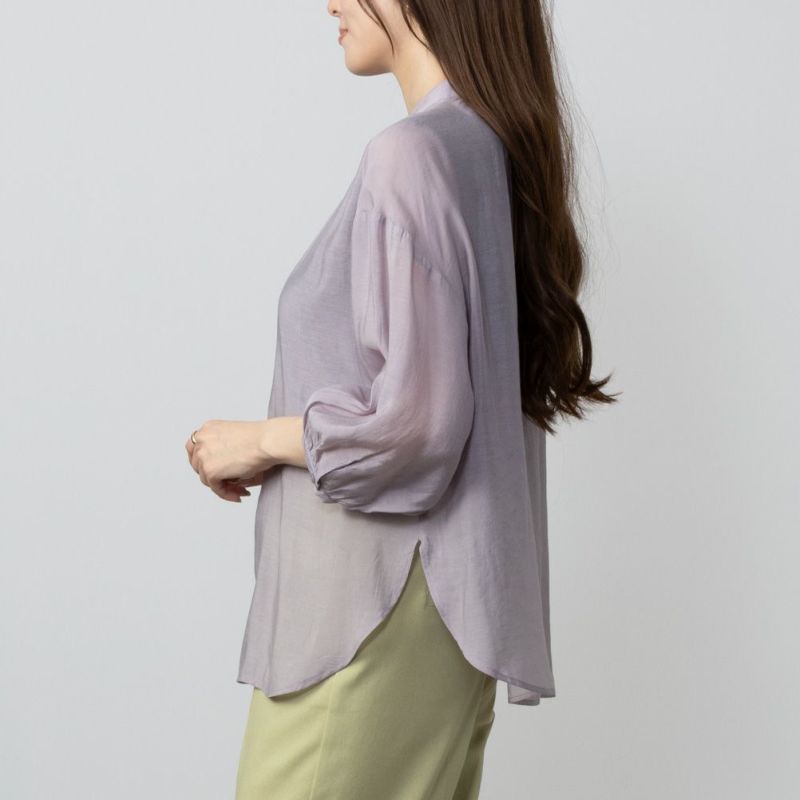 HusHusH バンドカラーシアーシャツ レディース商品画像-4