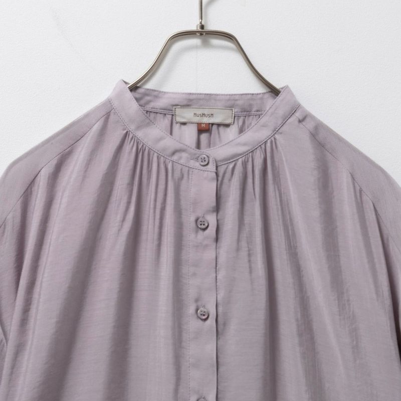 HusHusH  バンドカラーシアーシャツ レディース商品画像-10