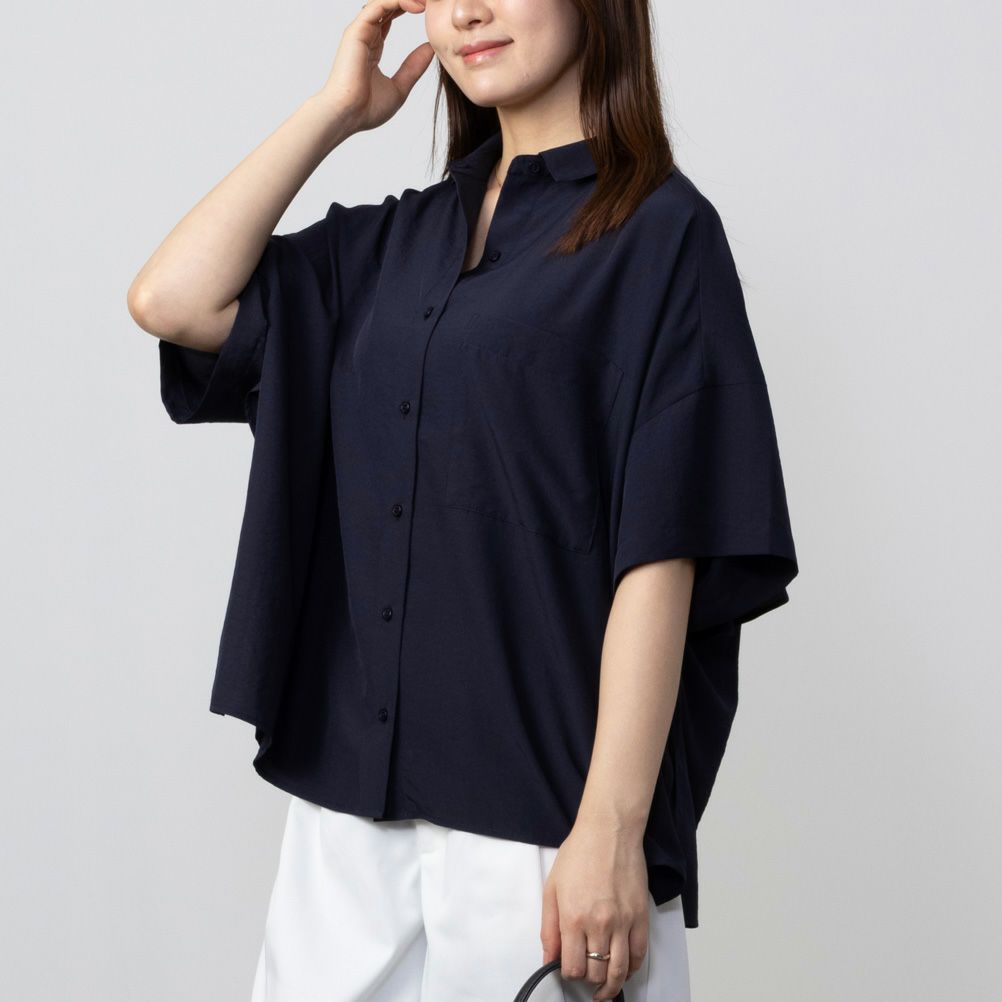 HusHusH  バックフリルサテンシャツ レディース商品サムネイル-3
