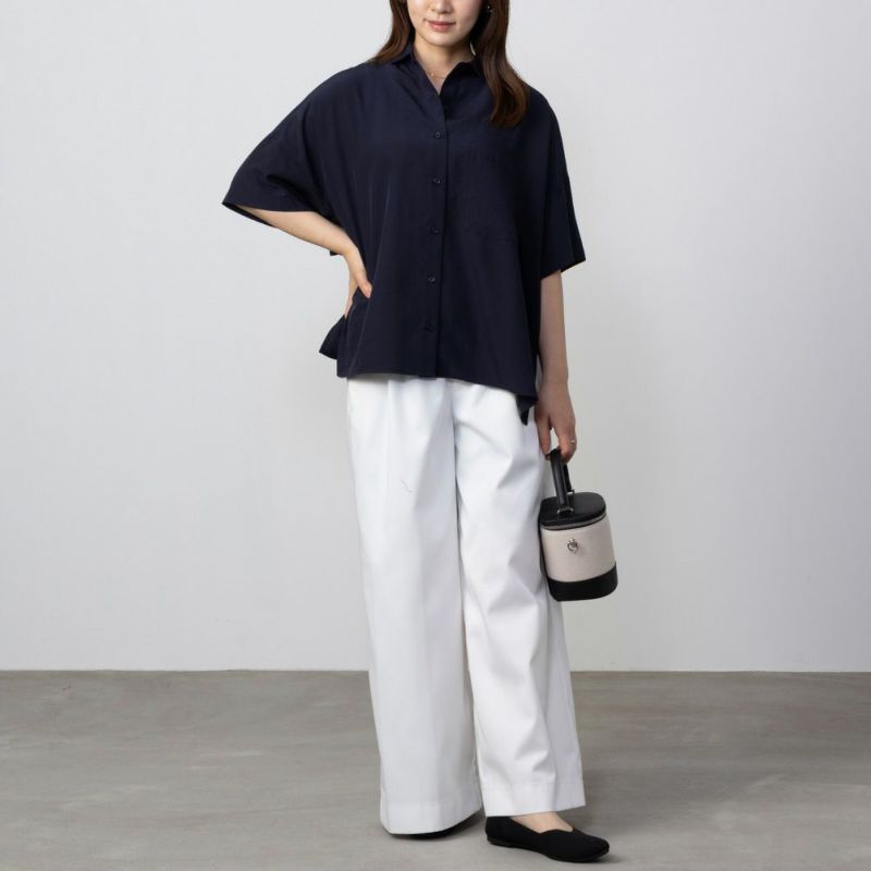 HusHusH  バックフリルサテンシャツ レディース商品画像-8