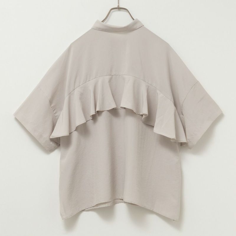 HusHusH  バックフリルサテンシャツ レディース商品画像-13