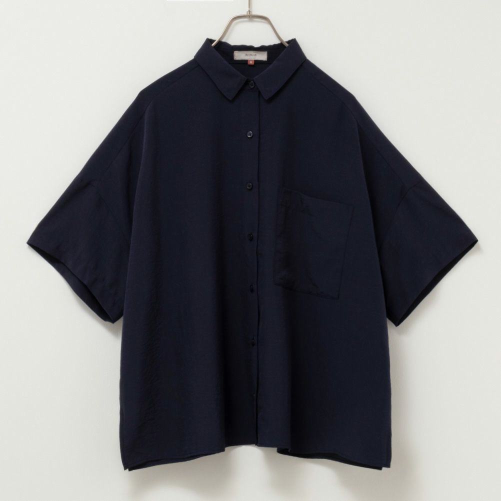 HusHusH バックフリルサテンシャツ レディース