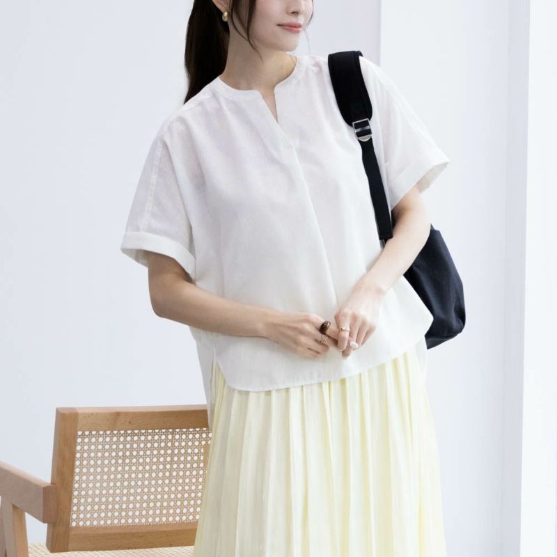 HusHusH  リネン混スキッパーシャツ レディース商品画像-1