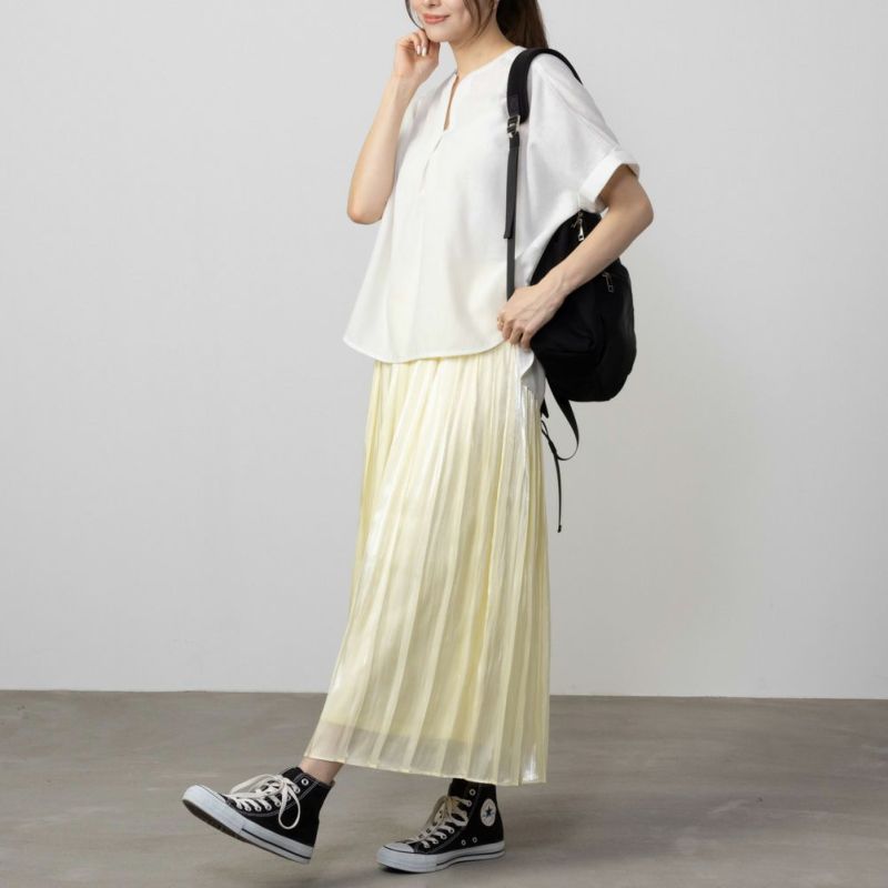 HusHusH  リネン混スキッパーシャツ レディース商品画像-4