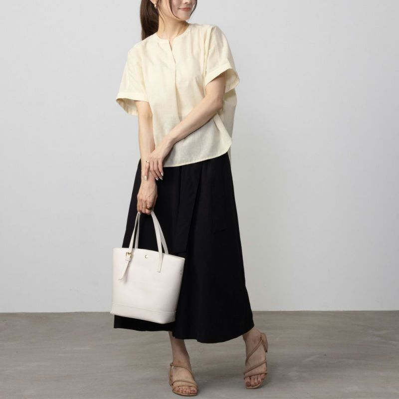 HusHusH  リネン混スキッパーシャツ レディース商品画像-7