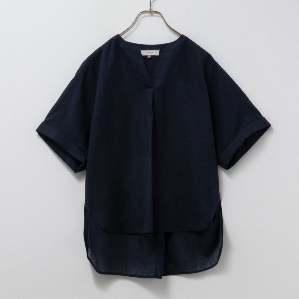 HusHusH  リネン混スキッパーシャツ レディース商品サムネイル-12