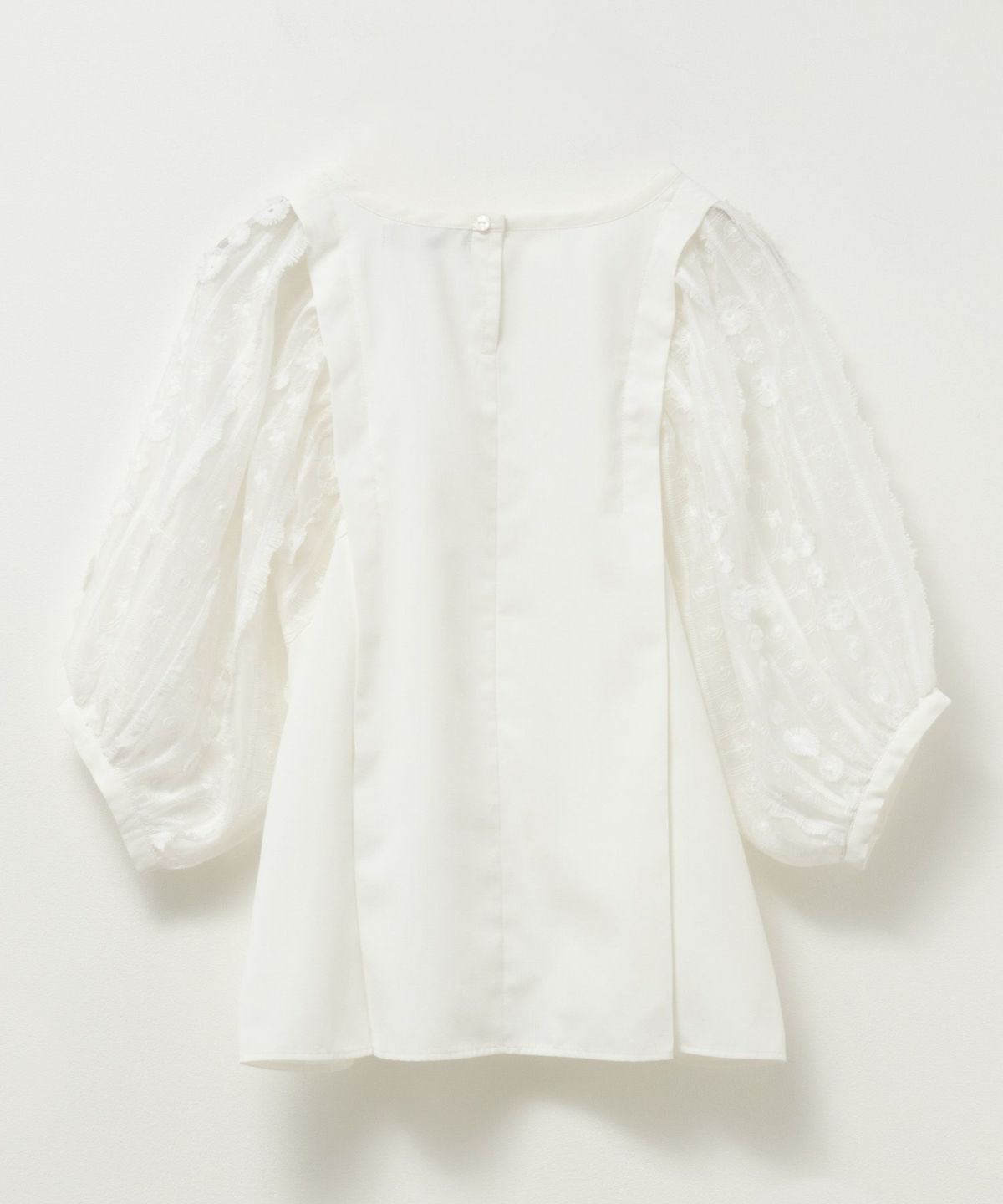 HusHusH 袖刺繍半袖ブラウス レディース