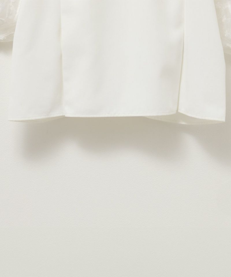 [期間限定価格]HusHusH  袖刺繍半袖ブラウス レディース商品画像-13