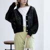 HusHusH リネンライクニットカーディガン レディース