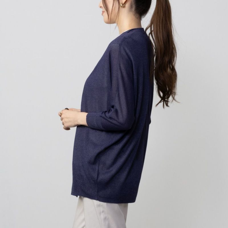 HusHusH  リネンライク着流しカーディガン レディース商品画像-5