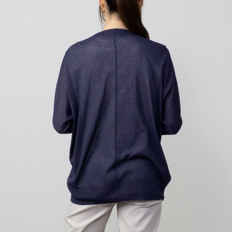 HusHusH  リネンライク着流しカーディガン レディース商品画像-6