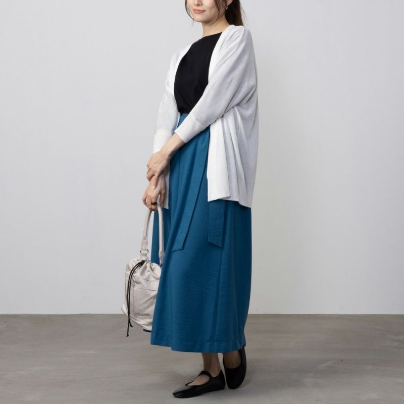 HusHusH  リネンライク着流しカーディガン レディース商品画像-7