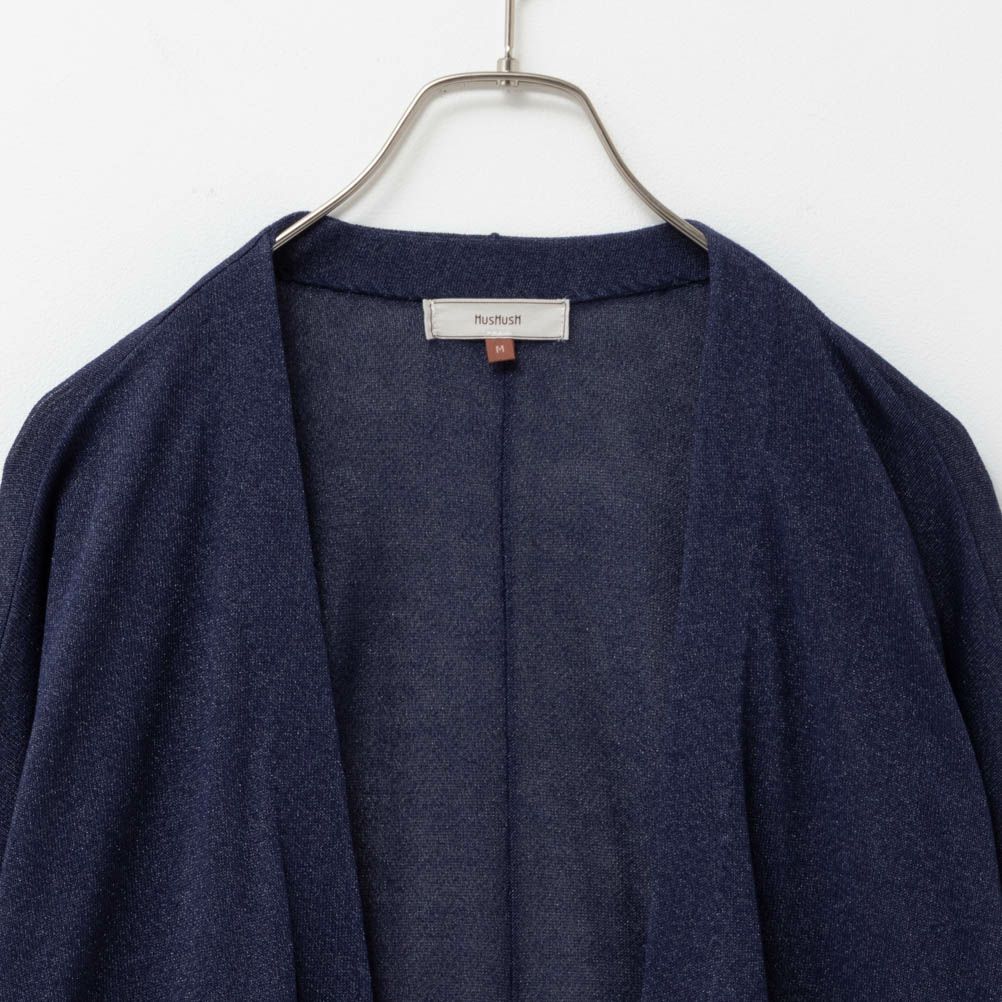 HusHusH リネンライク着流しカーディガン レディース商品サムネイル-13