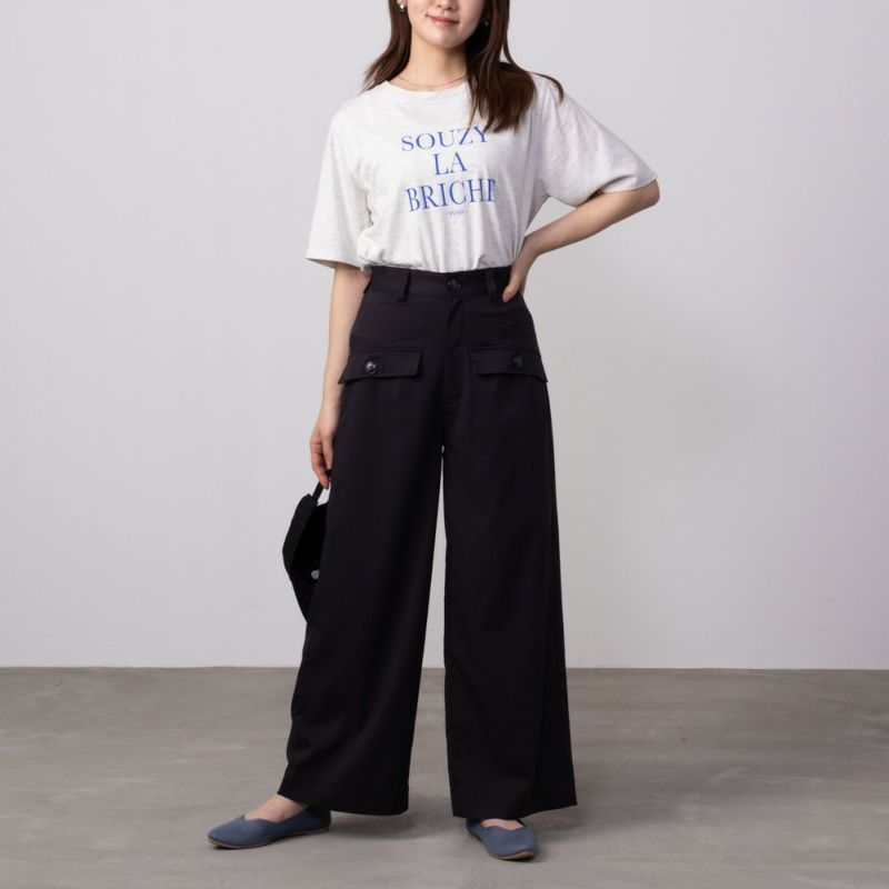 「H」カーゴパンツ レディース　Ｓサイズ サイド開きカーゴパンツ[品番：GORW0009033]｜GORGE （ゴージ