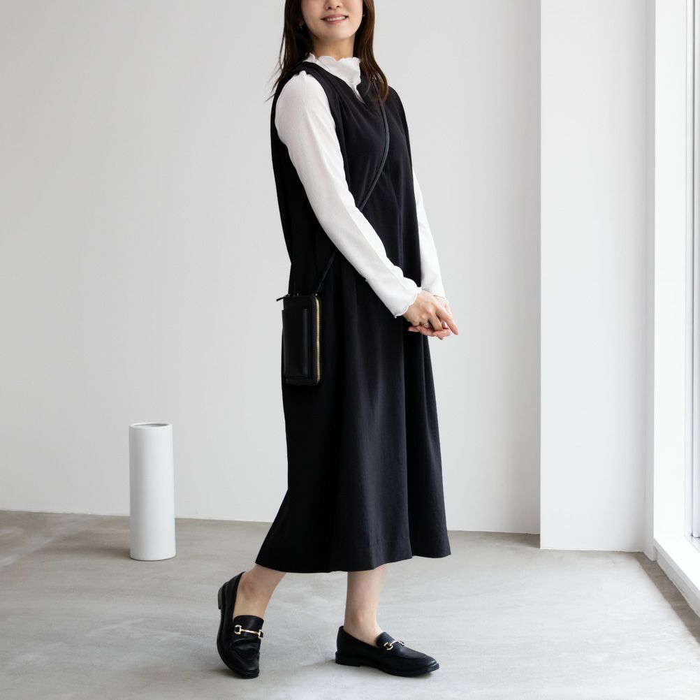 [期間限定価格]HusHusH  キーネックジャンパースカート レディース商品画像-1