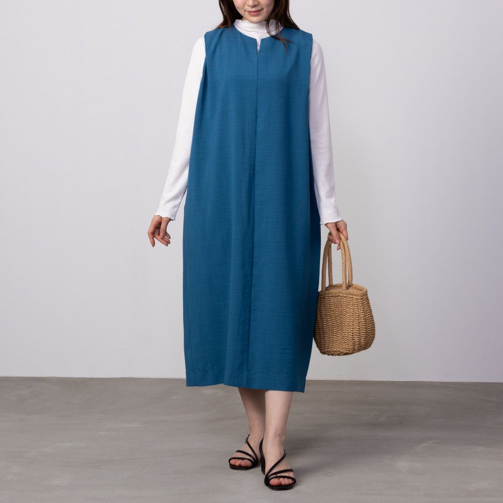 HusHusH キーネックジャンパースカート レディース