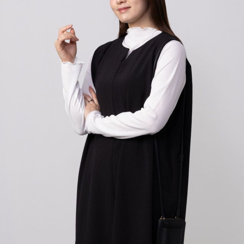 [期間限定価格]HusHusH  キーネックジャンパースカート レディース商品画像-3