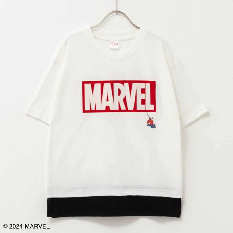 MARVEL マーベル / フロッキーTシャツ キッズ ネコポス 対応商品商品画像-1