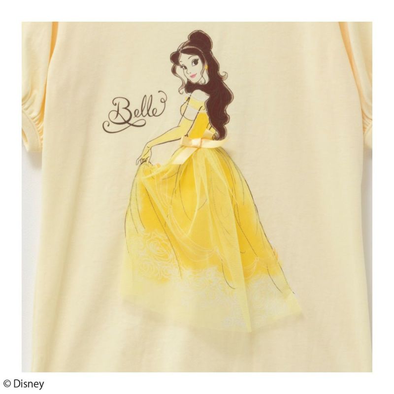 Disney ベル / チュールTシャツ キッズ メール便 対応商品商品画像-6