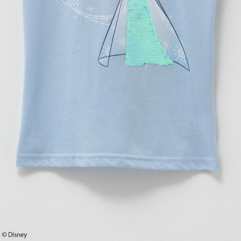 Disney エルサ / スパンコールTシャツ キッズ