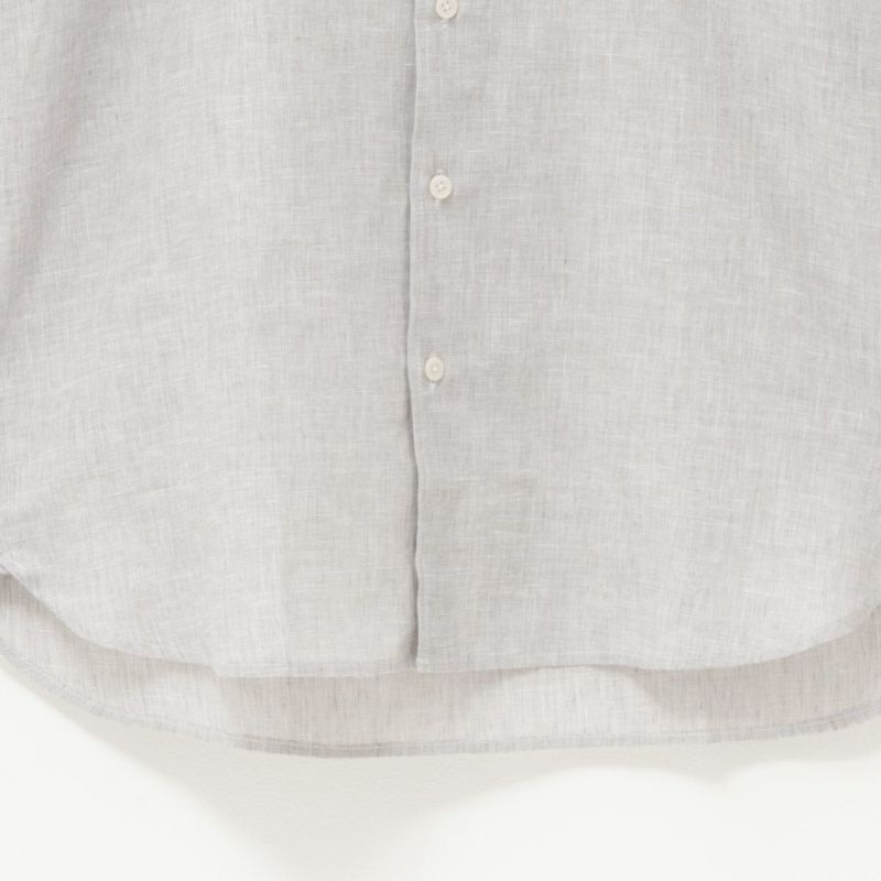 NAVY SARARI リネン混ショートスリーブシャツ メンズ商品画像-28