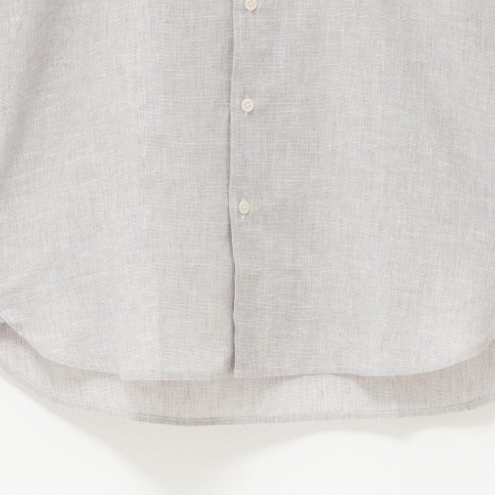 NAVY SARARI リネン混ショートスリーブシャツ メンズ商品画像-28