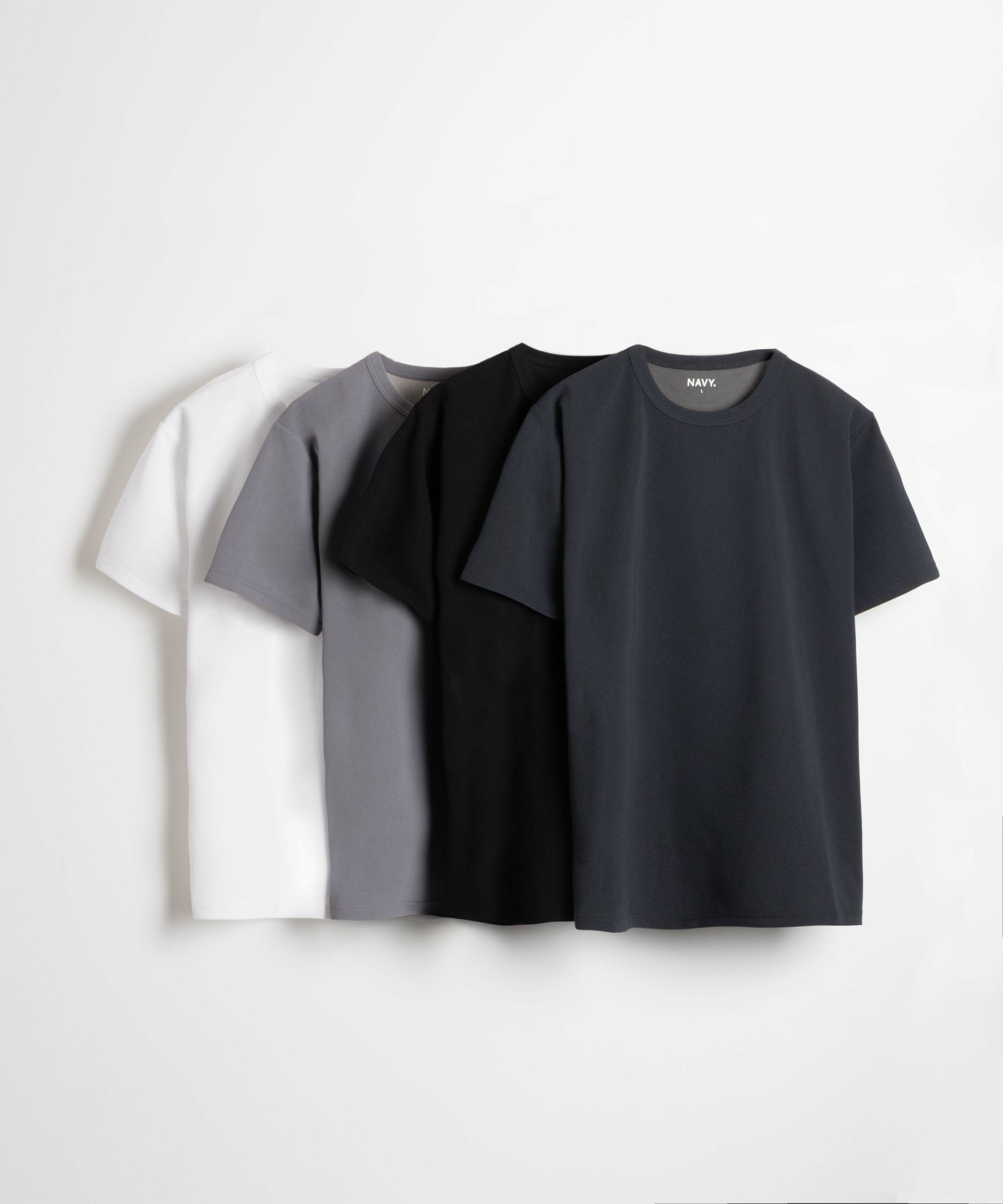 NAVY  倍速ドライ ジョーゼットショートスリーブTシャツ メンズ メール便 対応商品商品画像-2