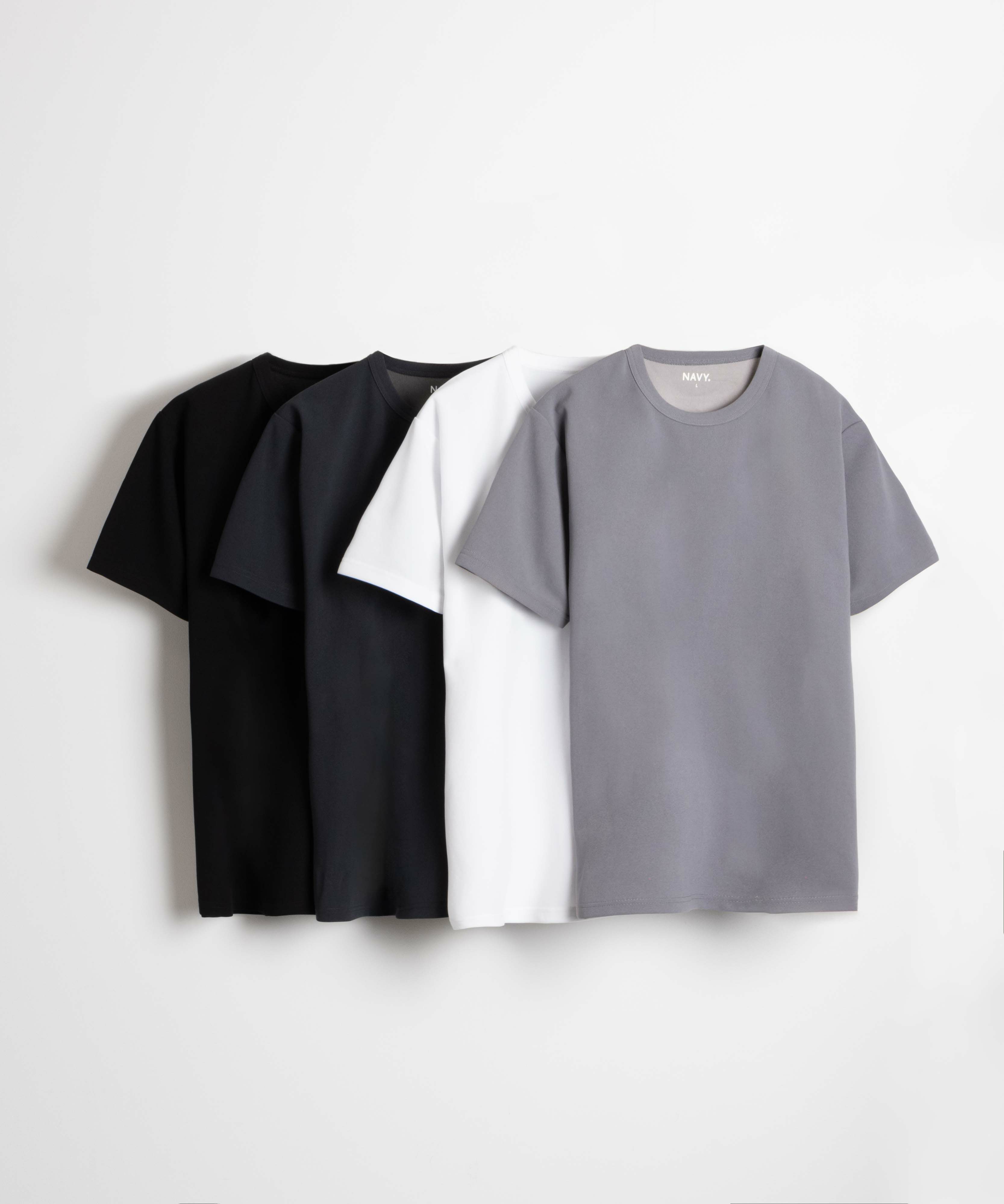 NAVY  倍速ドライ ジョーゼットショートスリーブTシャツ メンズ メール便 対応商品商品画像-4