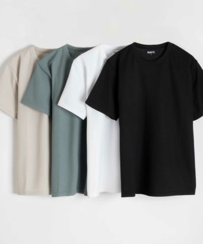 NAVY 倍速ドライ 鹿の子ショートスリーブTシャツ メンズ ネコポス 対応商品