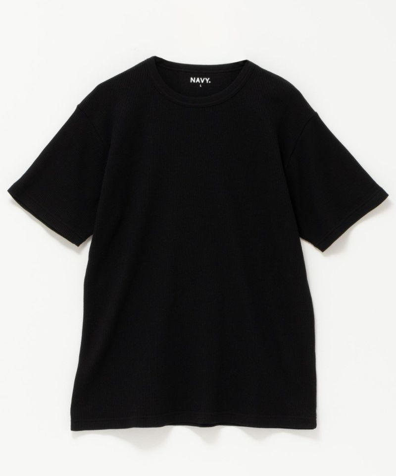NAVY  倍速ドライ ワッフルショートスリーブTシャツ メンズ メール便 対応商品商品画像-7