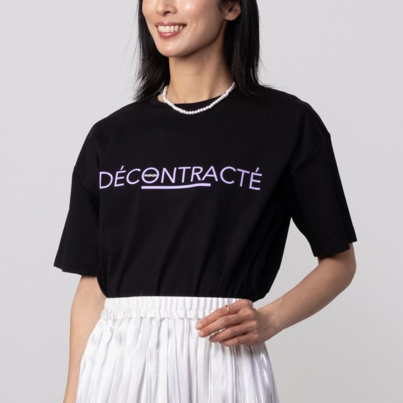 HusHusH  テックコットンプリントTシャツ レディース ネコポス 対応商品商品画像-2
