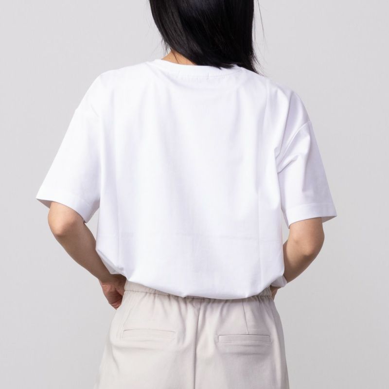 [期間限定価格]HusHusH  テックコットンプリントTシャツ レディース メール便 対応商品商品画像-6