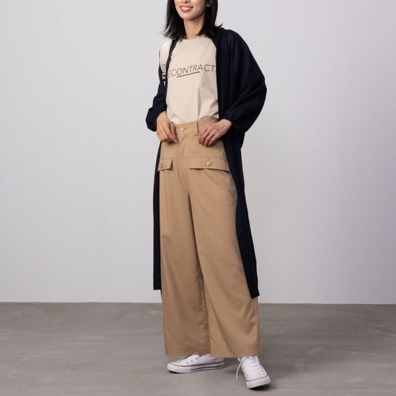 HusHusH  テックコットンプリントTシャツ レディース メール便 対応商品商品画像-8