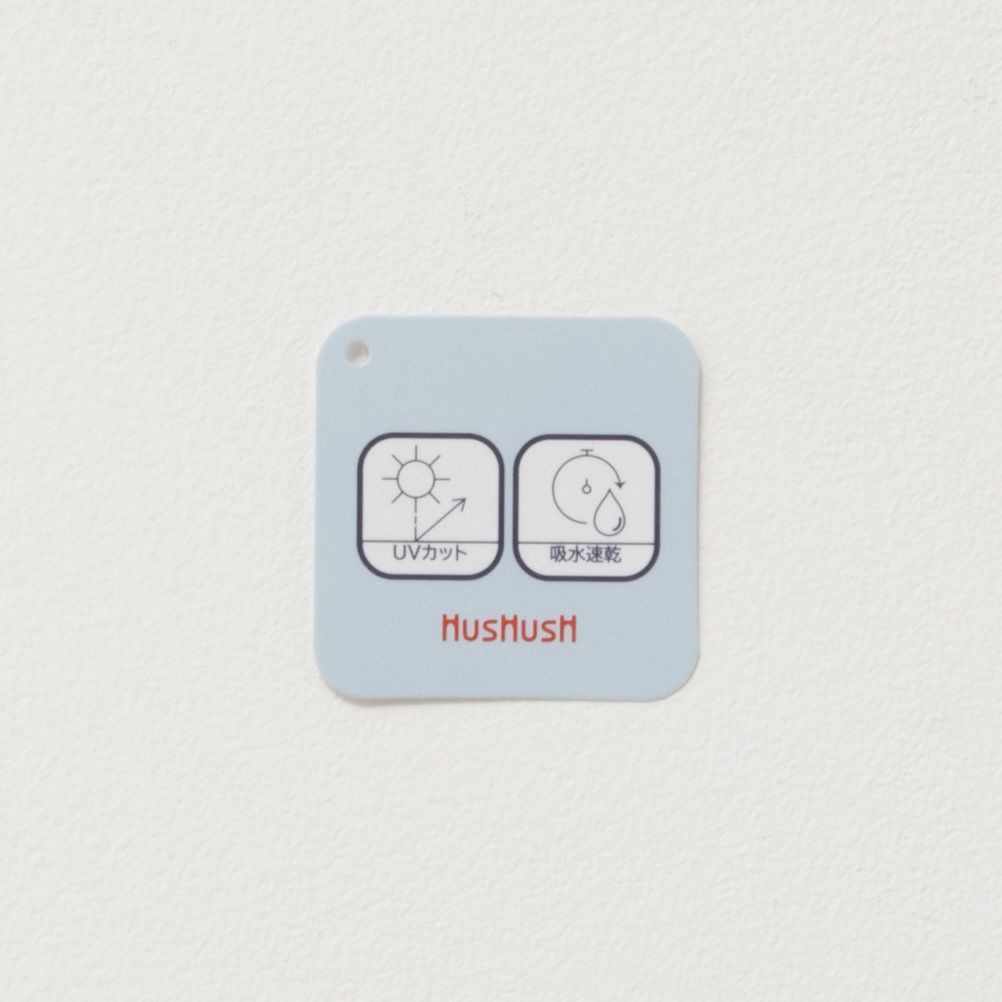 HusHusH テックコットンプリントTシャツ レディース ネコポス 対応商品【3,300円以上お買上げでハンドタオルプレゼント】