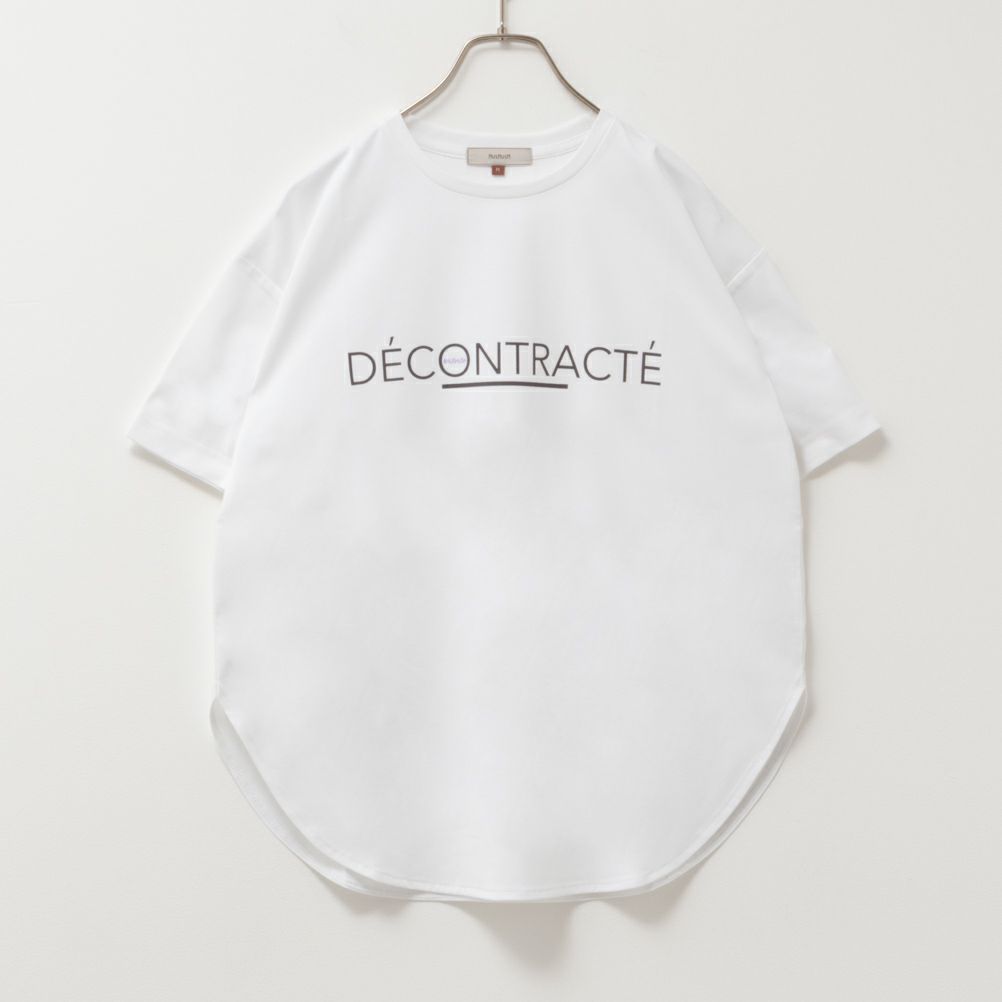 HusHusH テックコットンプリントTシャツ レディース ネコポス 対応商品【3,300円以上お買上げでハンドタオルプレゼント】