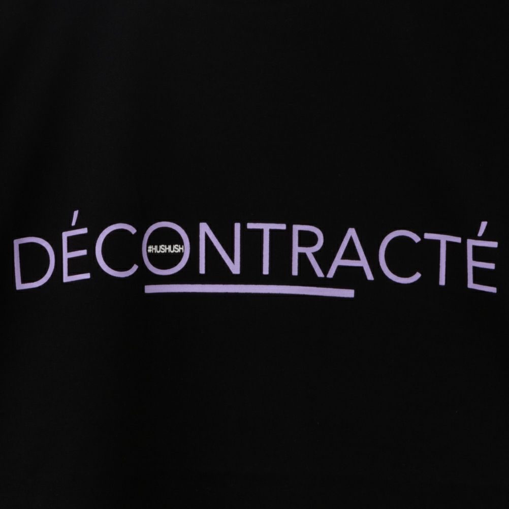 HusHusH テックコットンプリントTシャツ レディース ネコポス 対応商品【3,300円以上お買上げでハンドタオルプレゼント】