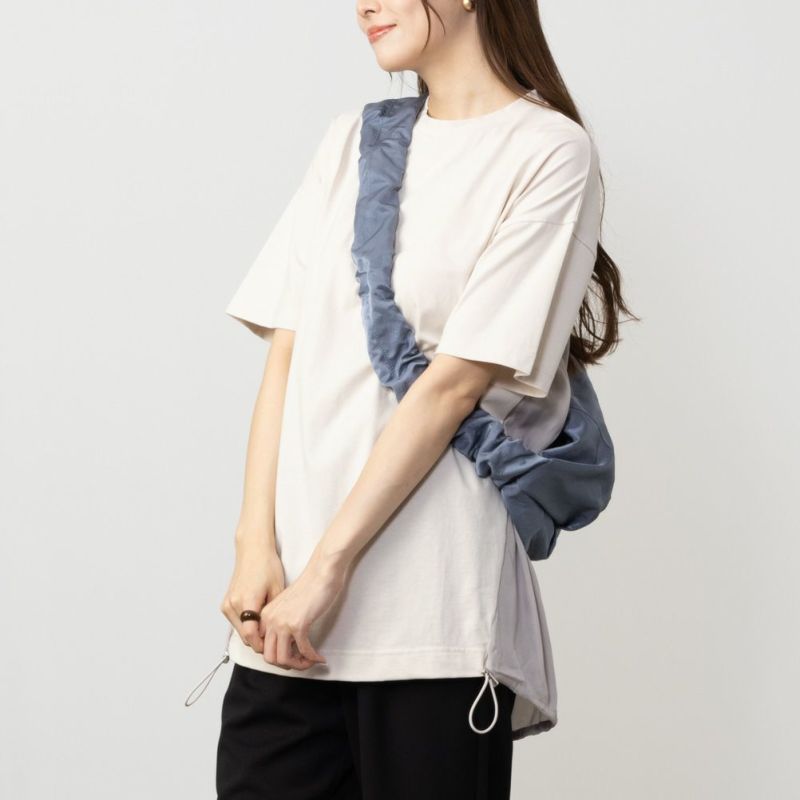 HusHusH 異素材切り替えTシャツ レディース メール便 対応商品商品画像-2