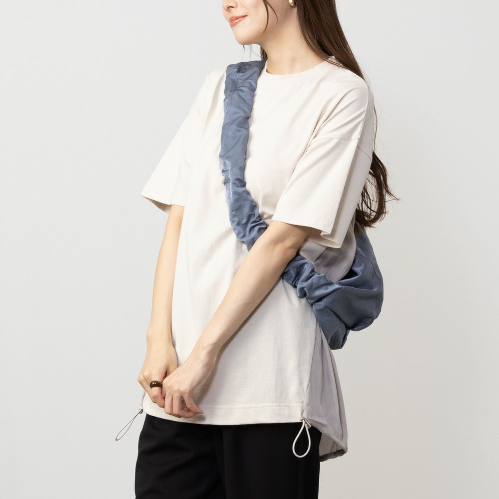 HusHusH 異素材切り替えTシャツ レディース ネコポス 対応商品【3,300円以上お買上げでハンドタオルプレゼント】