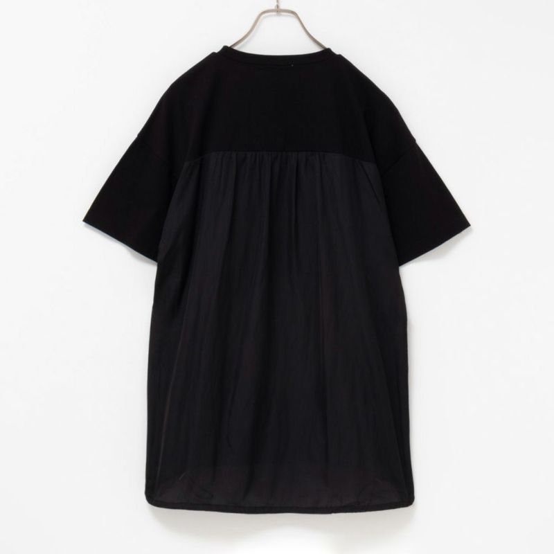 HusHusH 異素材切り替えTシャツ レディース メール便 対応商品商品画像-8