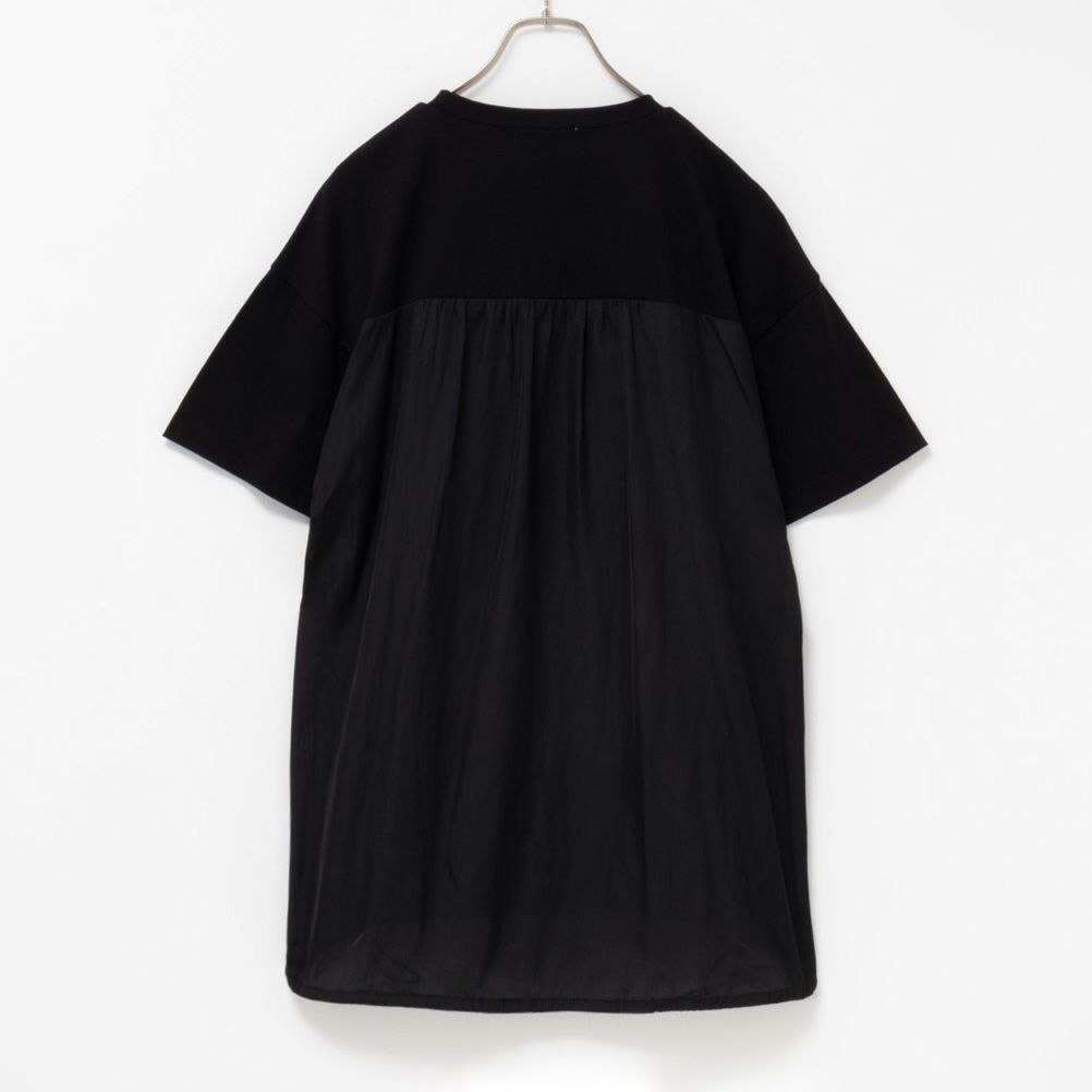 HusHusH 異素材切り替えTシャツ レディース ネコポス 対応商品【3,300円以上お買上げでハンドタオルプレゼント】