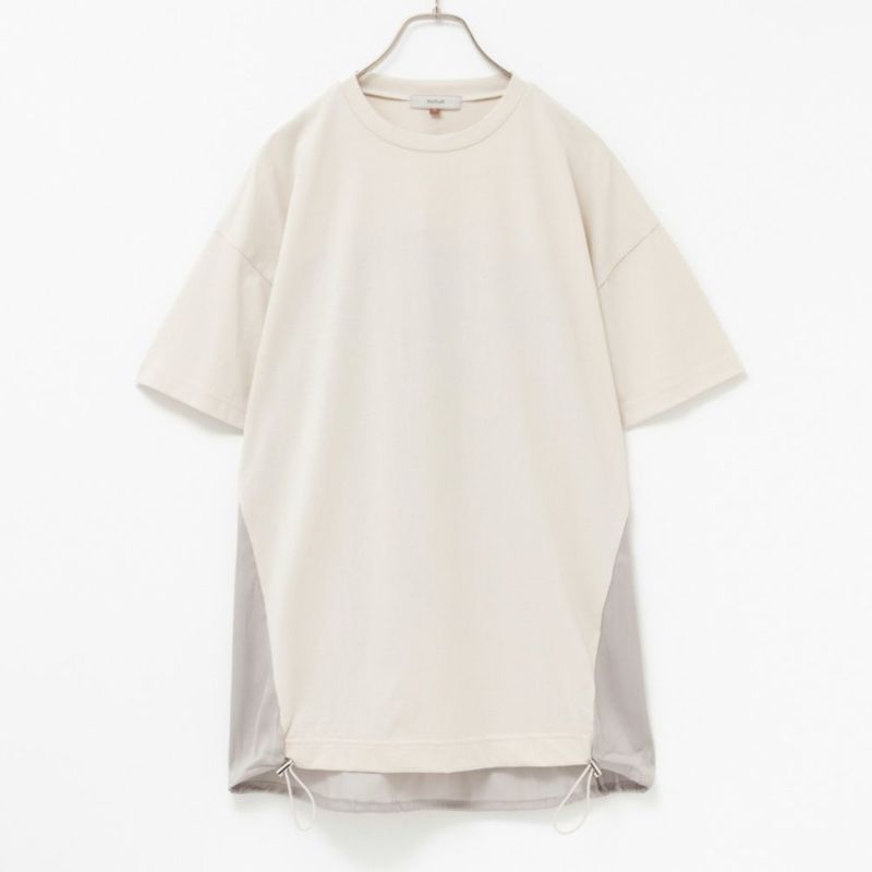 HusHusH  異素材切り替えTシャツ レディース メール便 対応商品商品画像-9